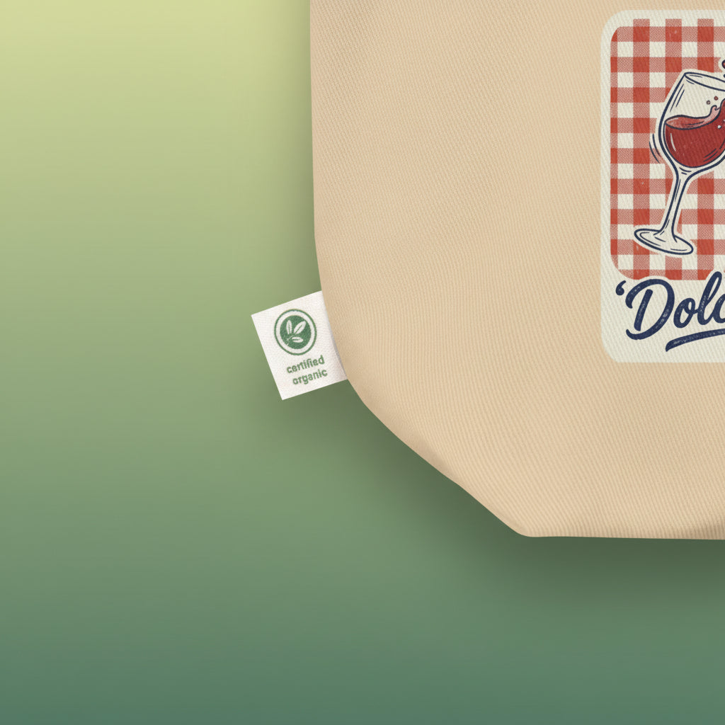 Eco Tote Bag with Food Poster Print