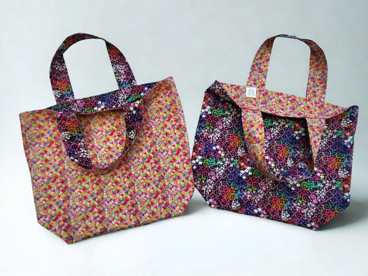 Reversible Tote Bag (Flower)