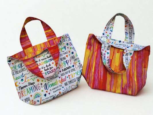 Reversible Tote Bag (Happy)