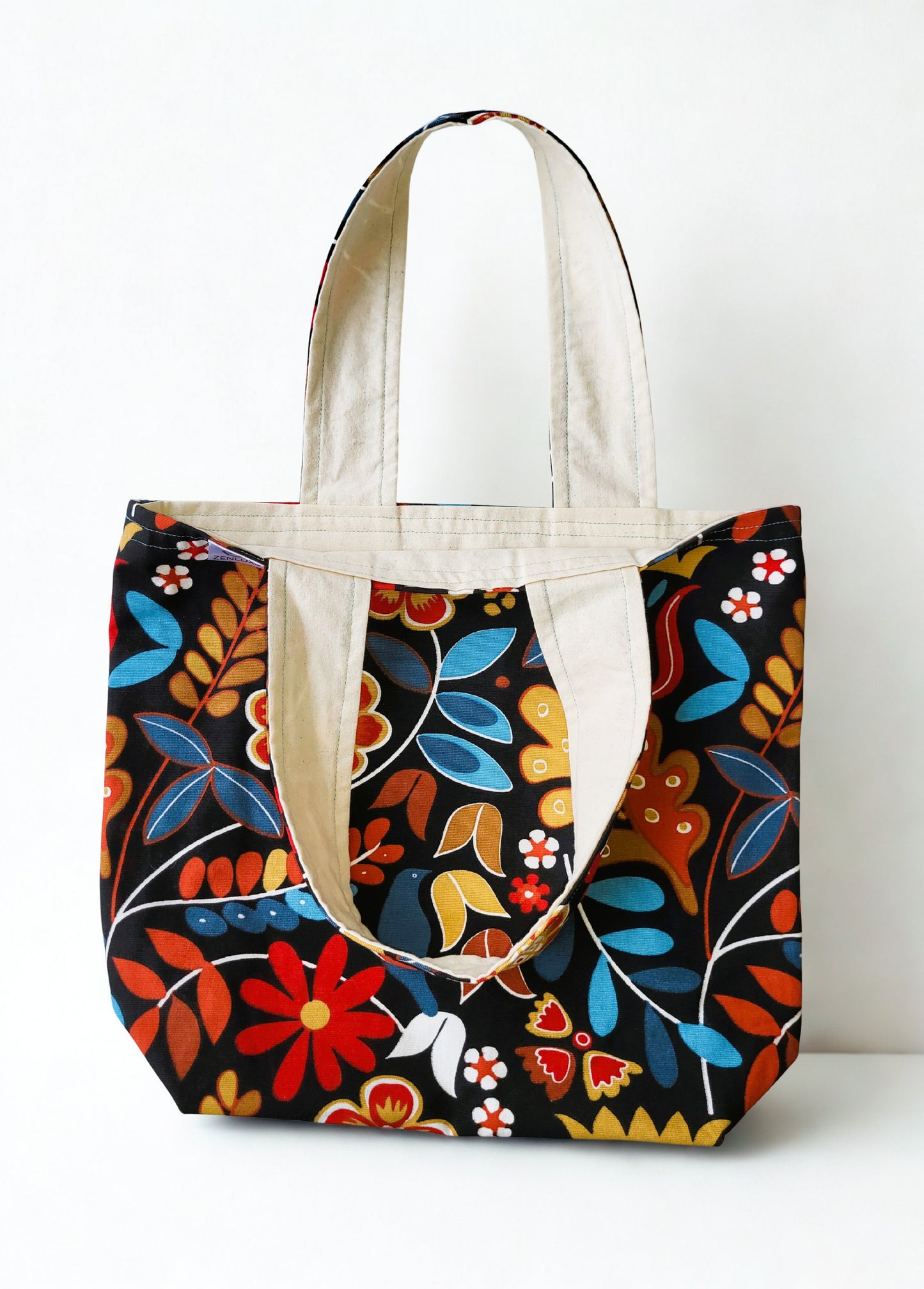 Tote Bag with Scandinavian Pattern - Everyday Ritual Tote Bag