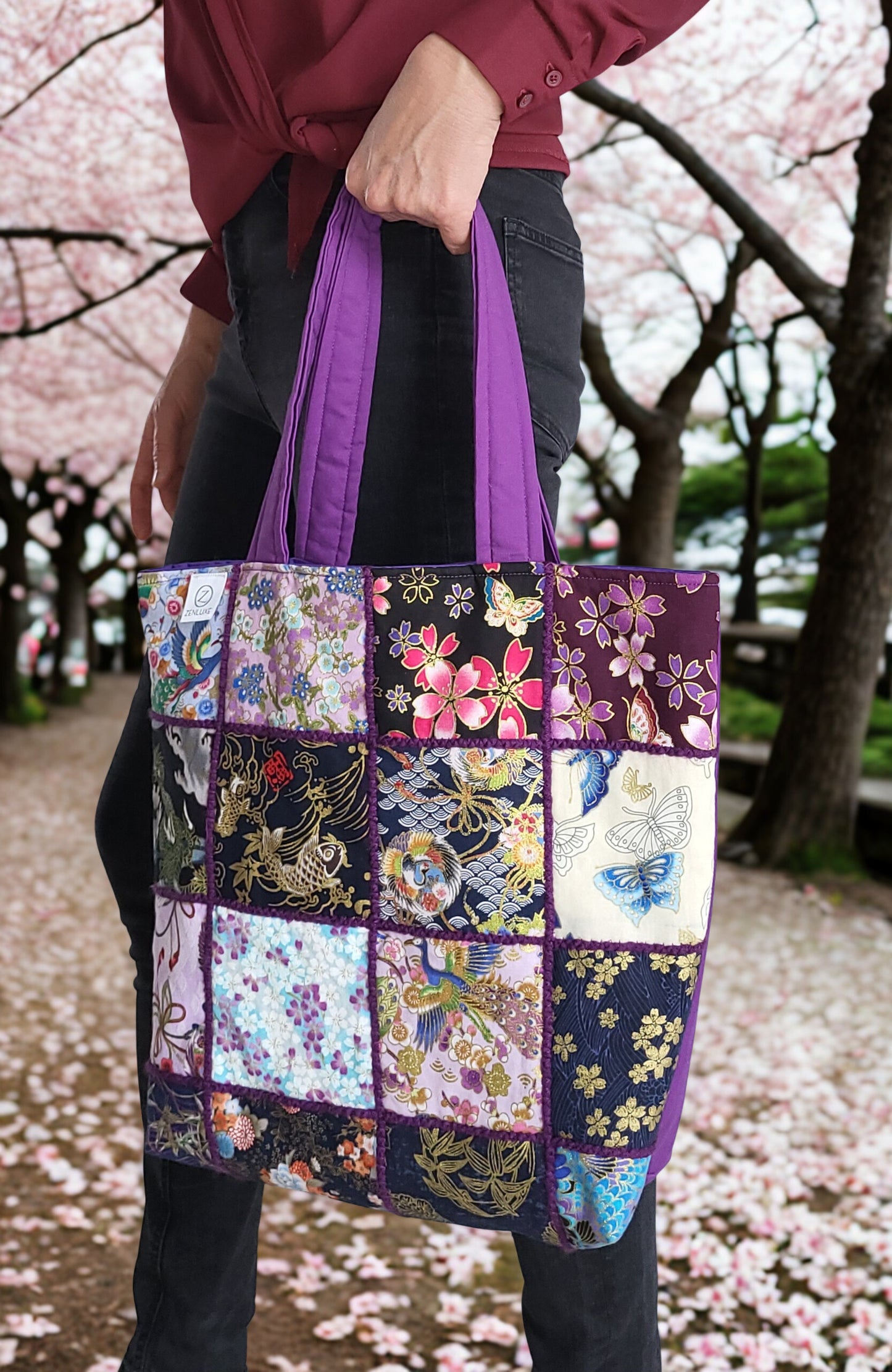 tote bag (japanese purple)