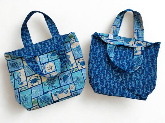 Reversible Tote Bag (Ocean)