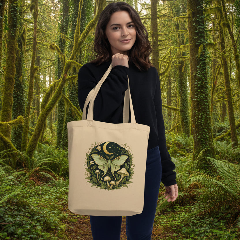 Eco Tote Bag with Mystical Print