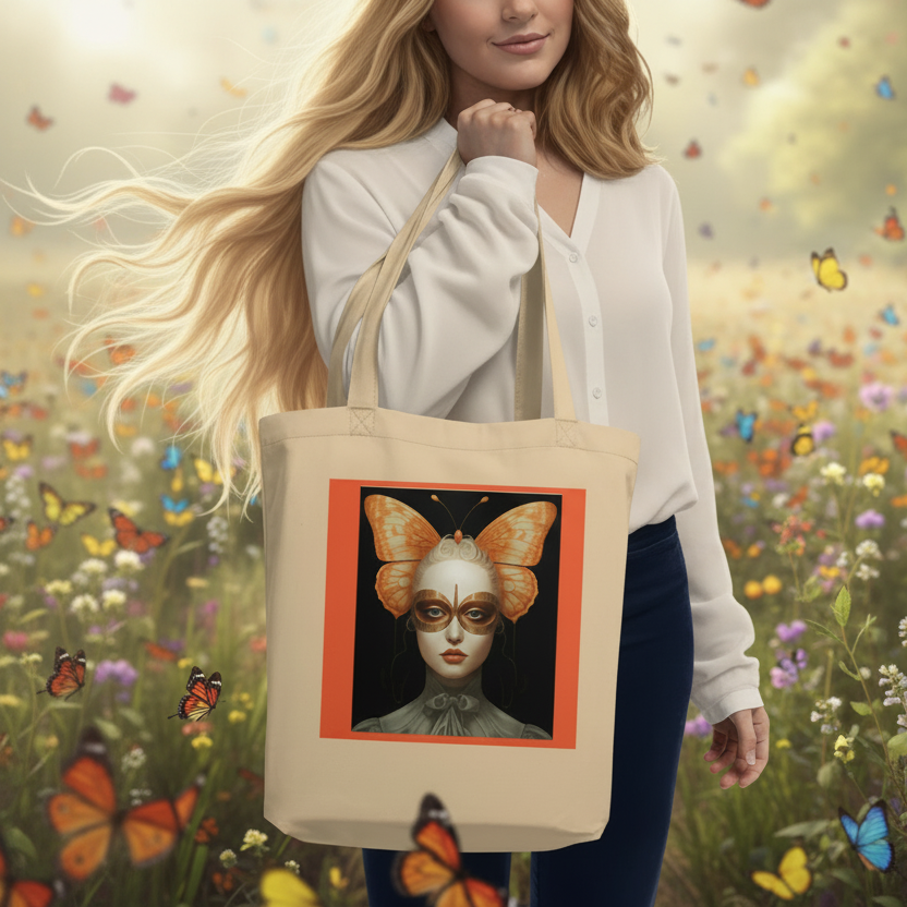 Eco Tote Bag with Mystical Print