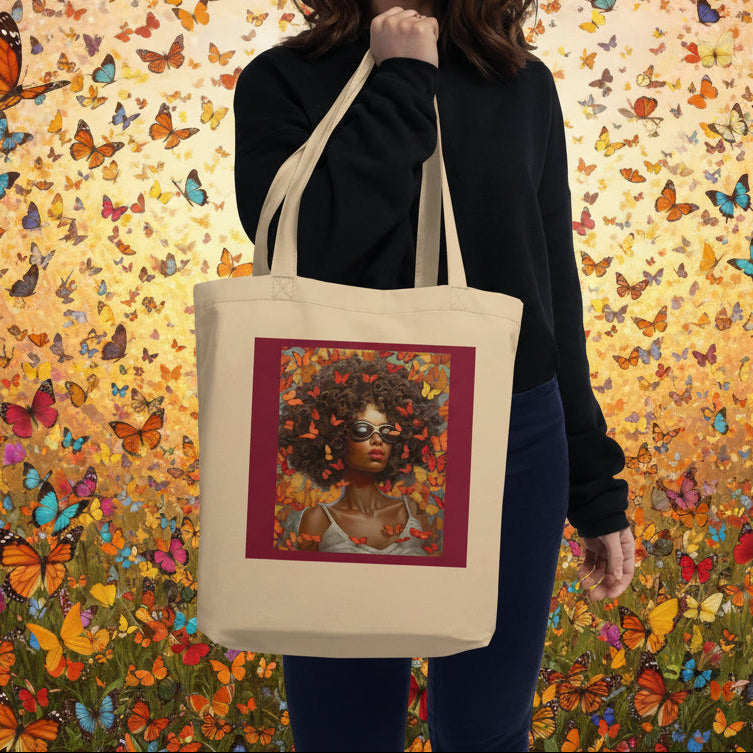 Eco Tote Bag with Mystical Print