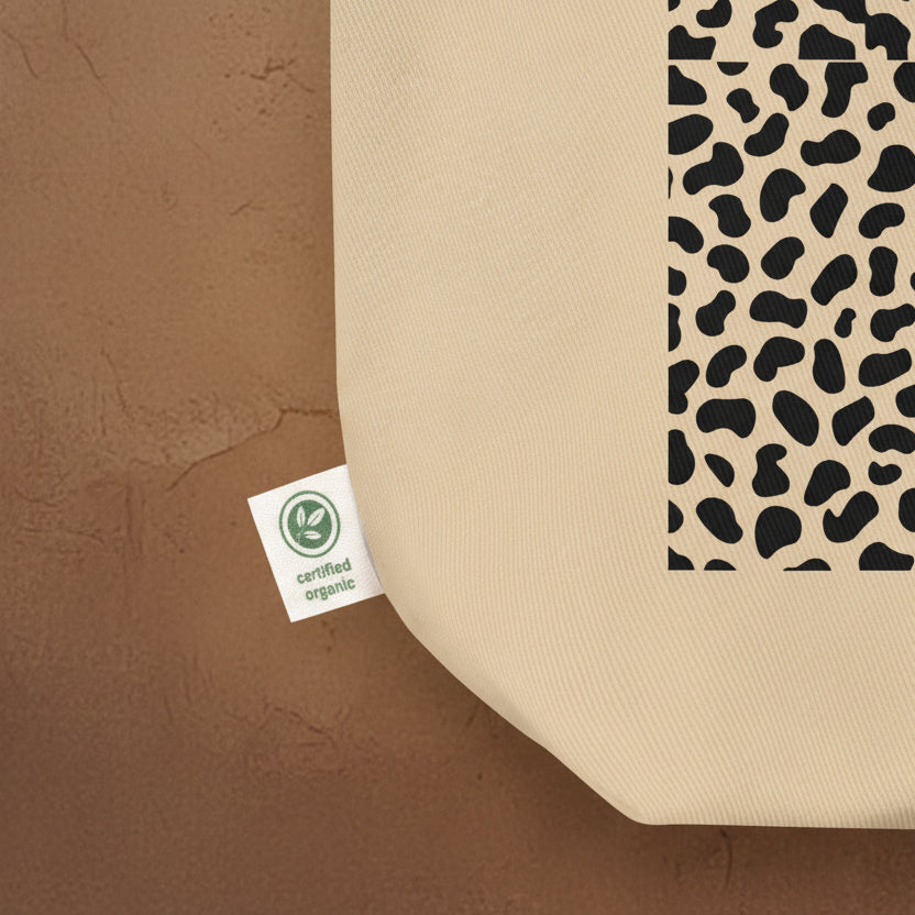 Eco Tote Bag with Animal Print