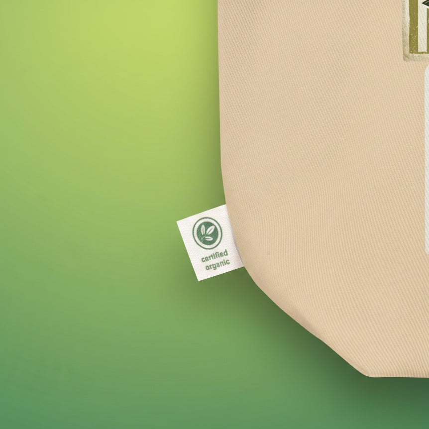 Eco Tote Bag with Food Poster Print
